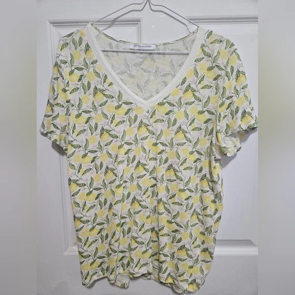 Lemon Pattern Tshirt - Large - Picture 1 of 2